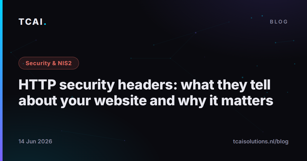 HTTP security headers: what they tell about your website and why it matters